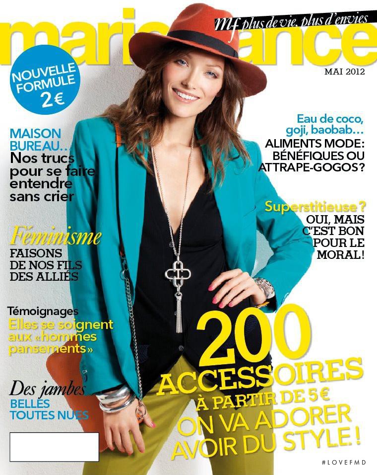  featured on the Marie France cover from May 2012