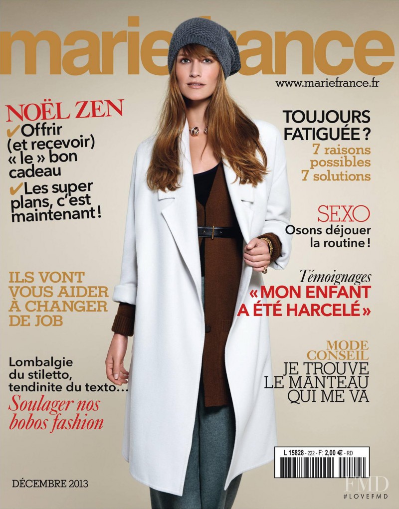 featured on the Marie France cover from December 2013