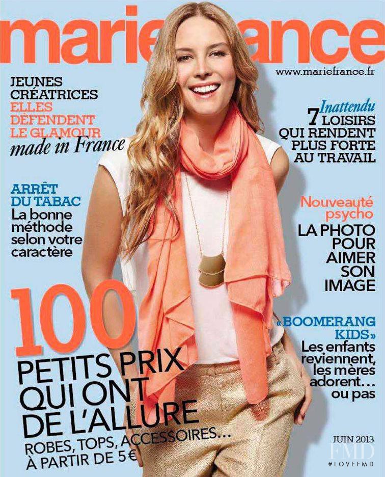  featured on the Marie France cover from June 2013