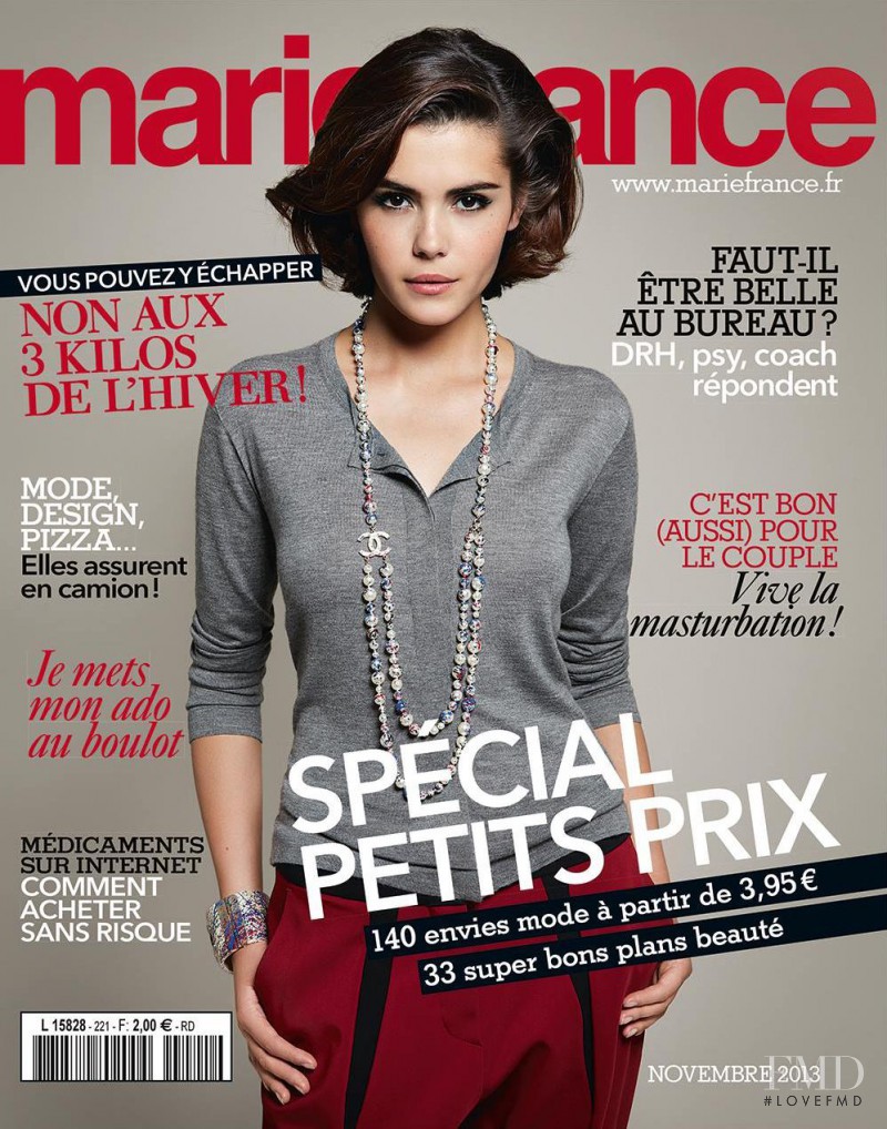 featured on the Marie France cover from November 2013