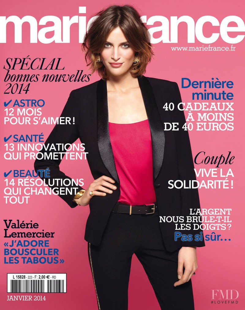  featured on the Marie France cover from January 2014