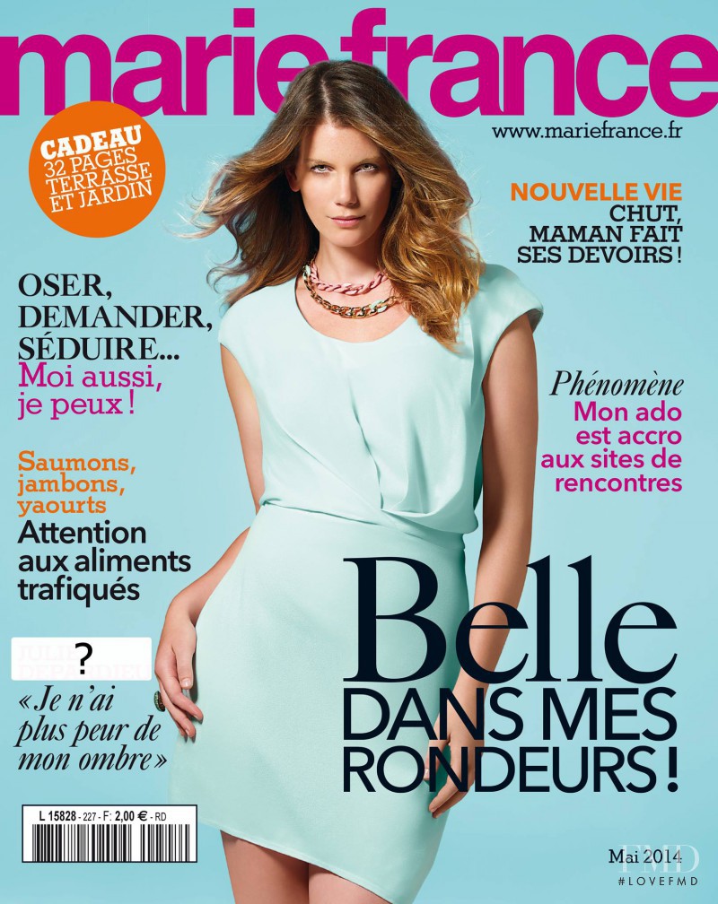  featured on the Marie France cover from May 2014