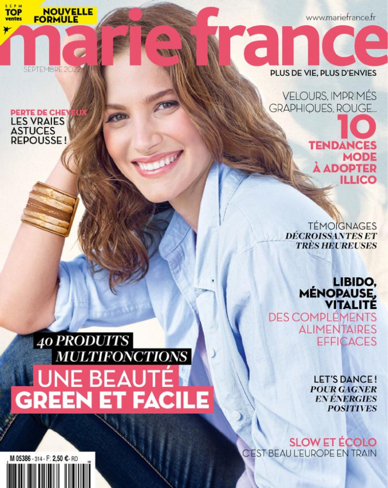  featured on the Marie France cover from September 2022
