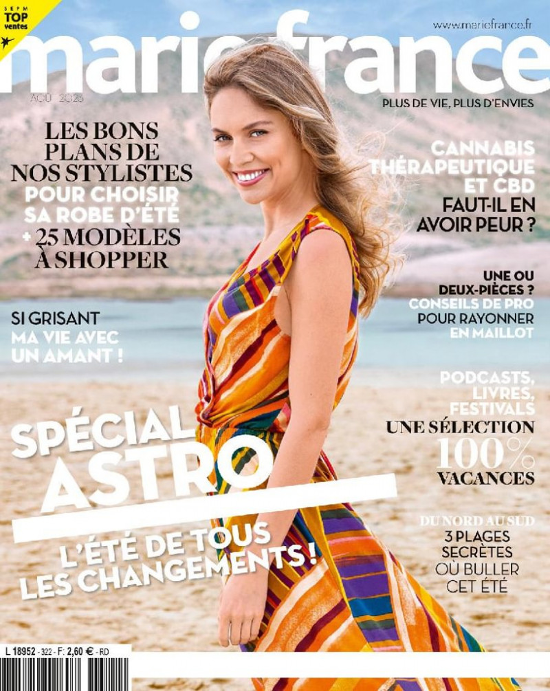  featured on the Marie France cover from August 2023