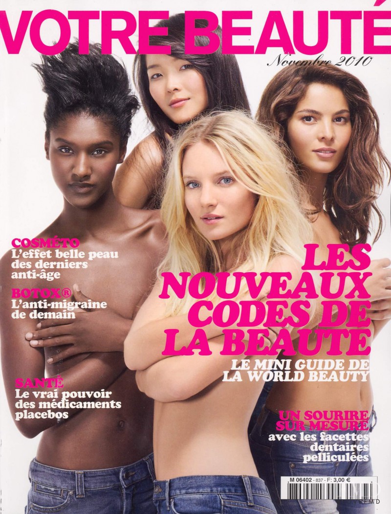  featured on the Votre Beauté France cover from November 2010