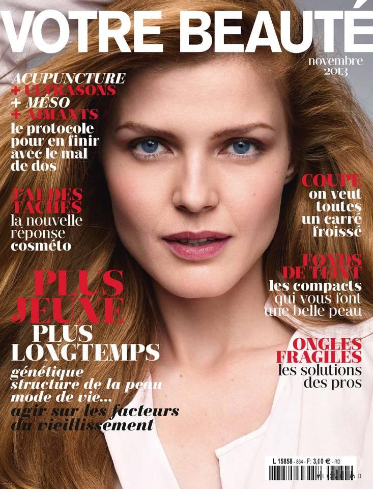 Alzbeta O\'Connor featured on the Votre Beauté France cover from November 2013