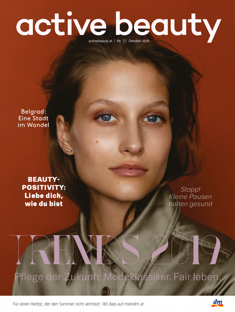 Gina P featured on the Active Beauty cover from October 2018