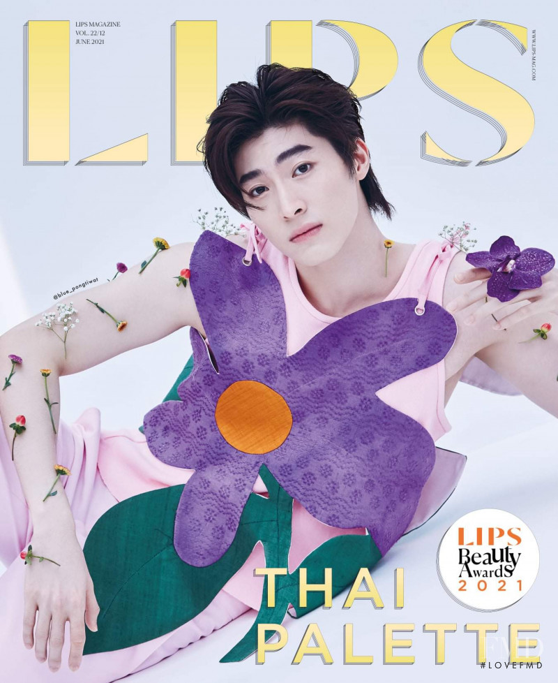 Pongtiwat Tangwancharoen featured on the Lips cover from June 2021
