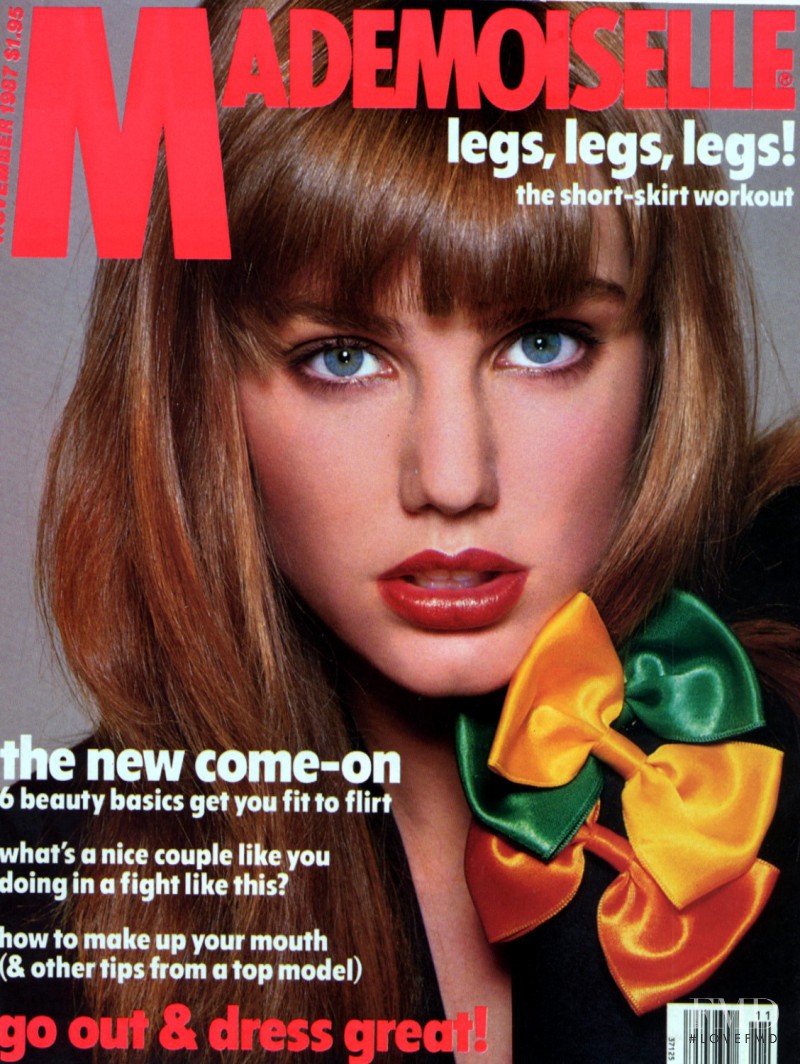 Sandra Zatezalo featured on the Mademoiselle cover from November 1987