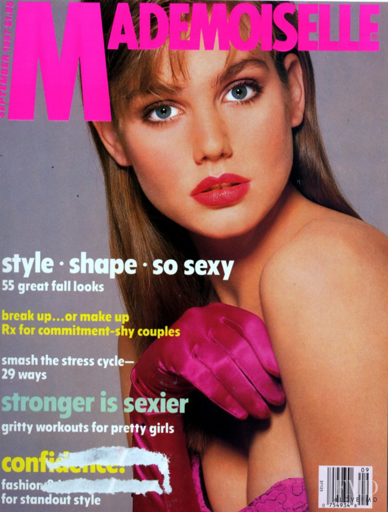 Sandra Zatezalo featured on the Mademoiselle cover from September 1987