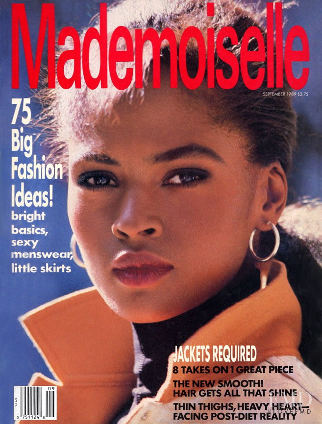 Karen Alexander featured on the Mademoiselle cover from September 1989