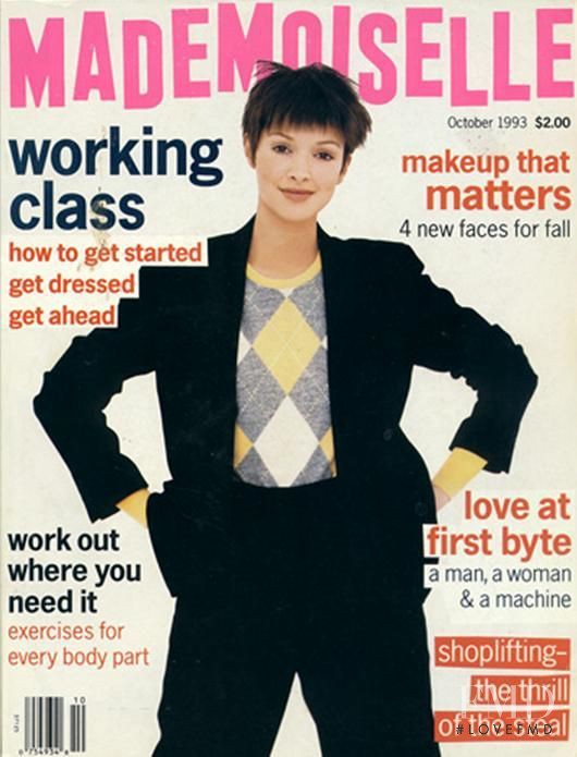 Patricia Hartmann featured on the Mademoiselle cover from October 1993