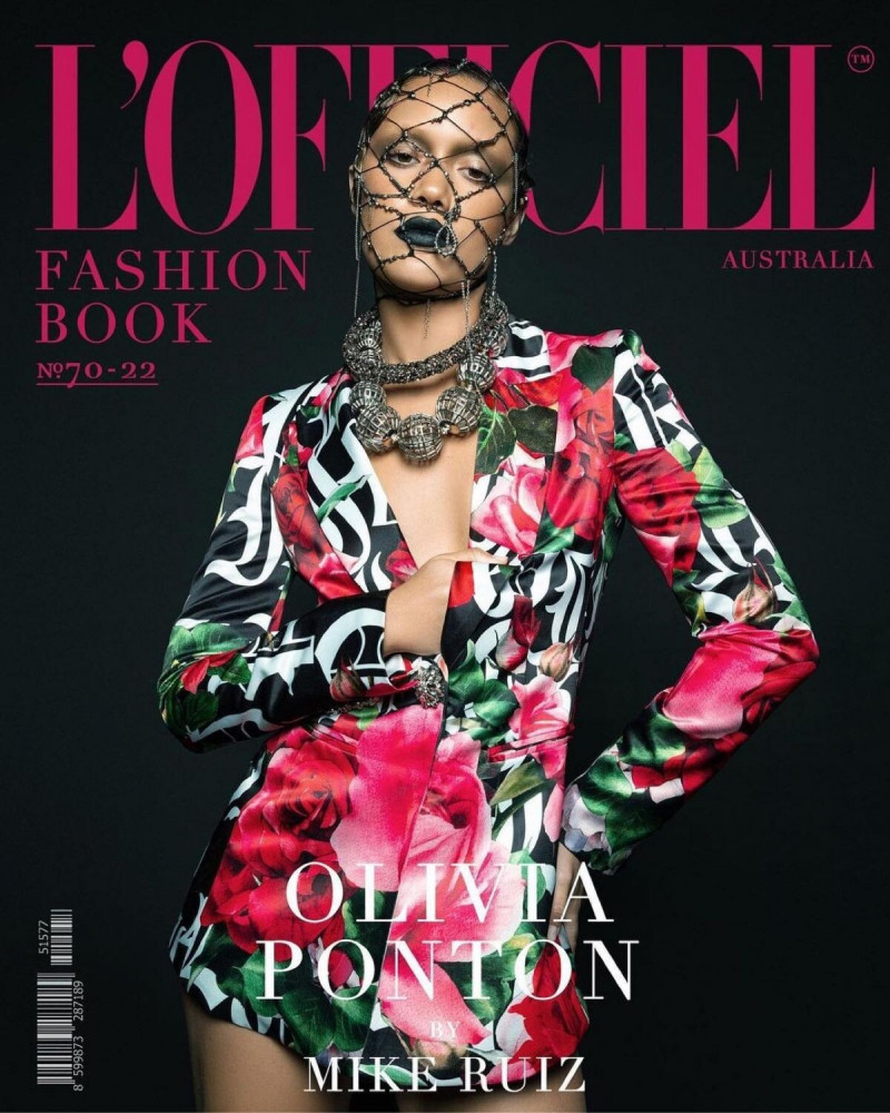 Olivia Ponton featured on the L\'Officiel Australia cover from January 2023