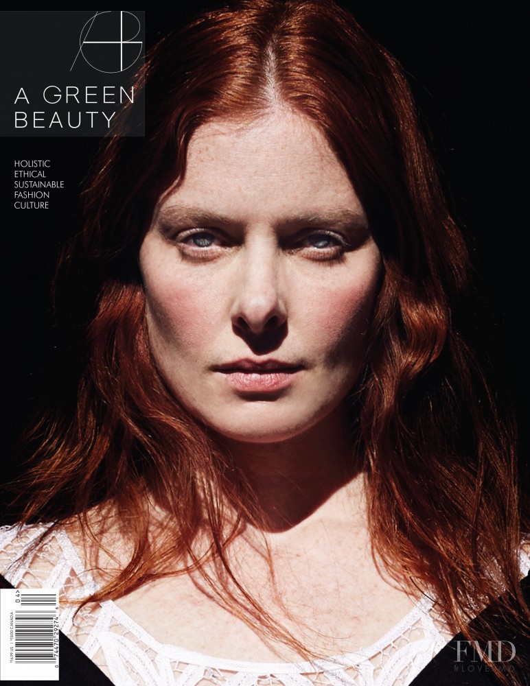 Taylor Foster featured on the A Green Beauty Magazine cover from September 2014