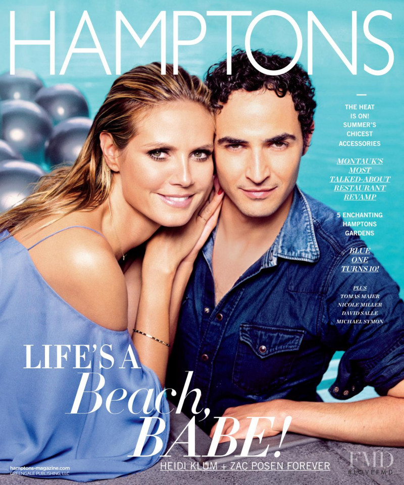 Zac Posen featured on the Hamptons cover from July 2016