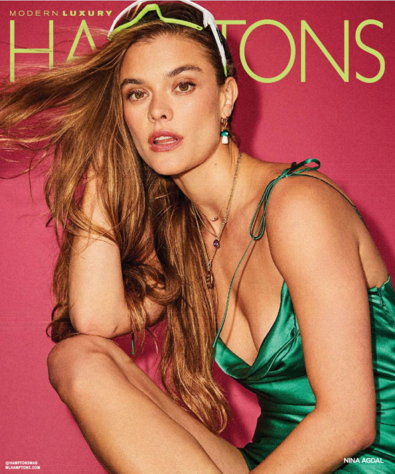 Nina Agdal featured on the Hamptons cover from June 2022