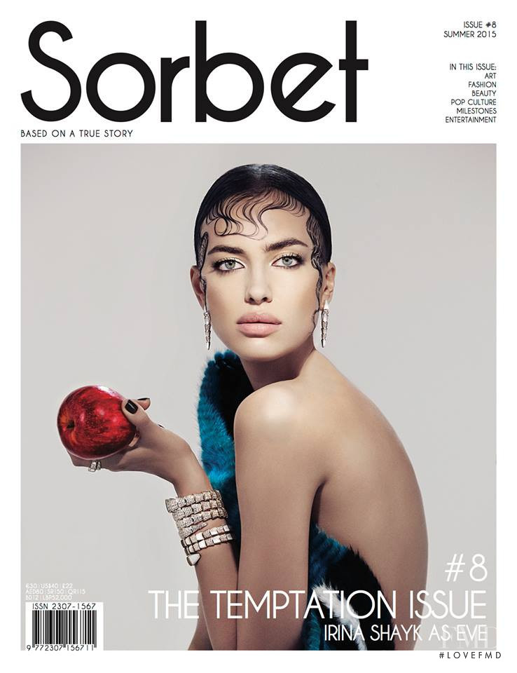 Irina Shayk featured on the Sorbet cover from June 2015