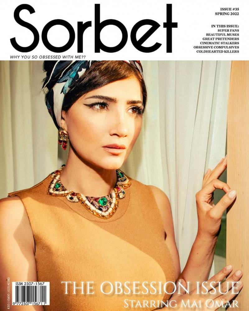 Mai Omar featured on the Sorbet cover from March 2022