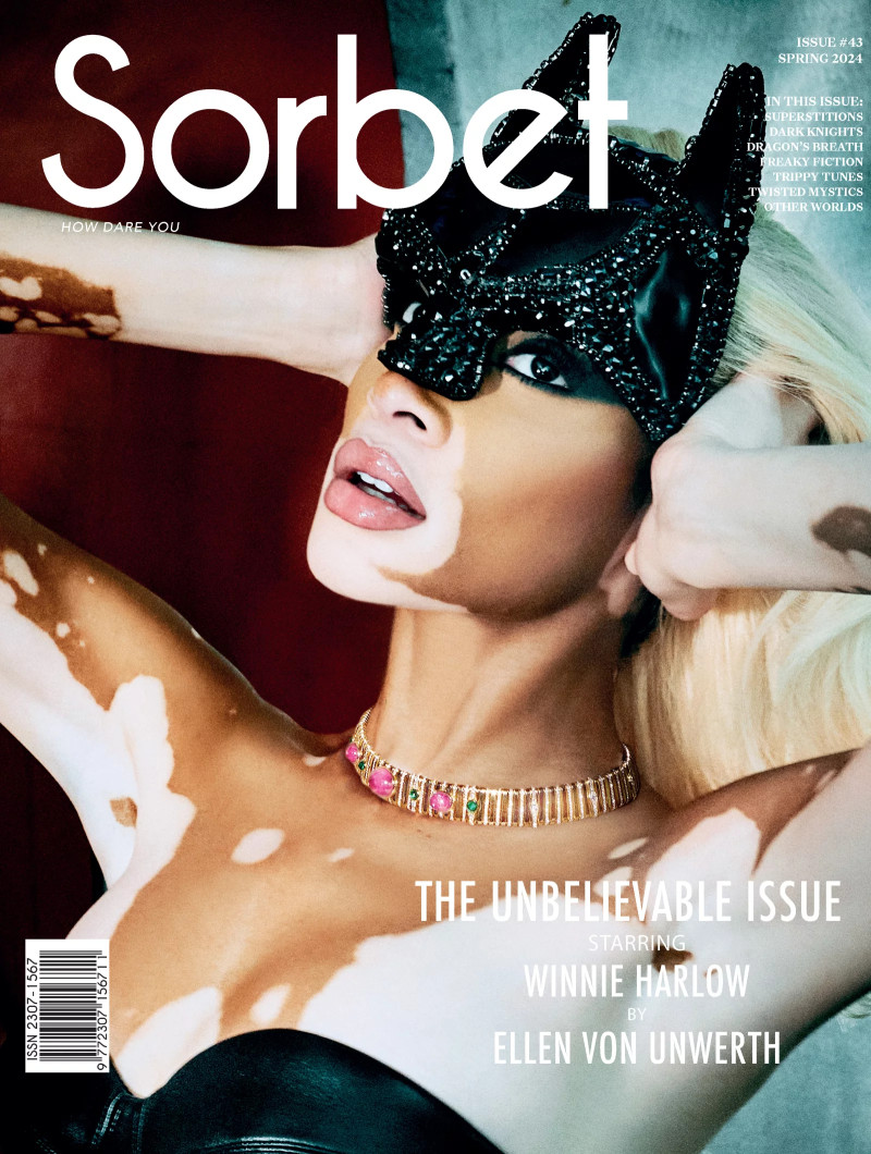 Winnie Chantelle Harlow featured on the Sorbet cover from March 2024