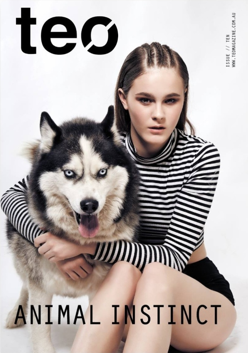 Erin Roesler featured on the Teo cover from December 2015