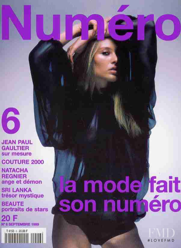 Liisa Winkler featured on the Numéro France cover from September 1999