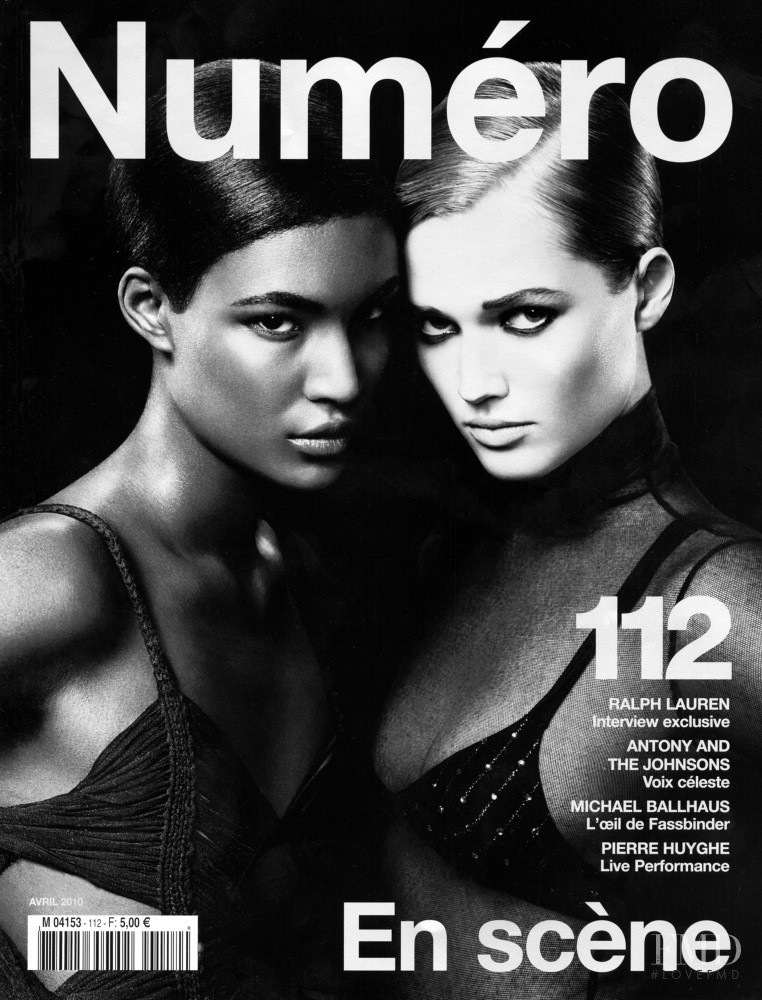 Sessilee Lopez, Toni Garrn featured on the Numéro France cover from April 2010