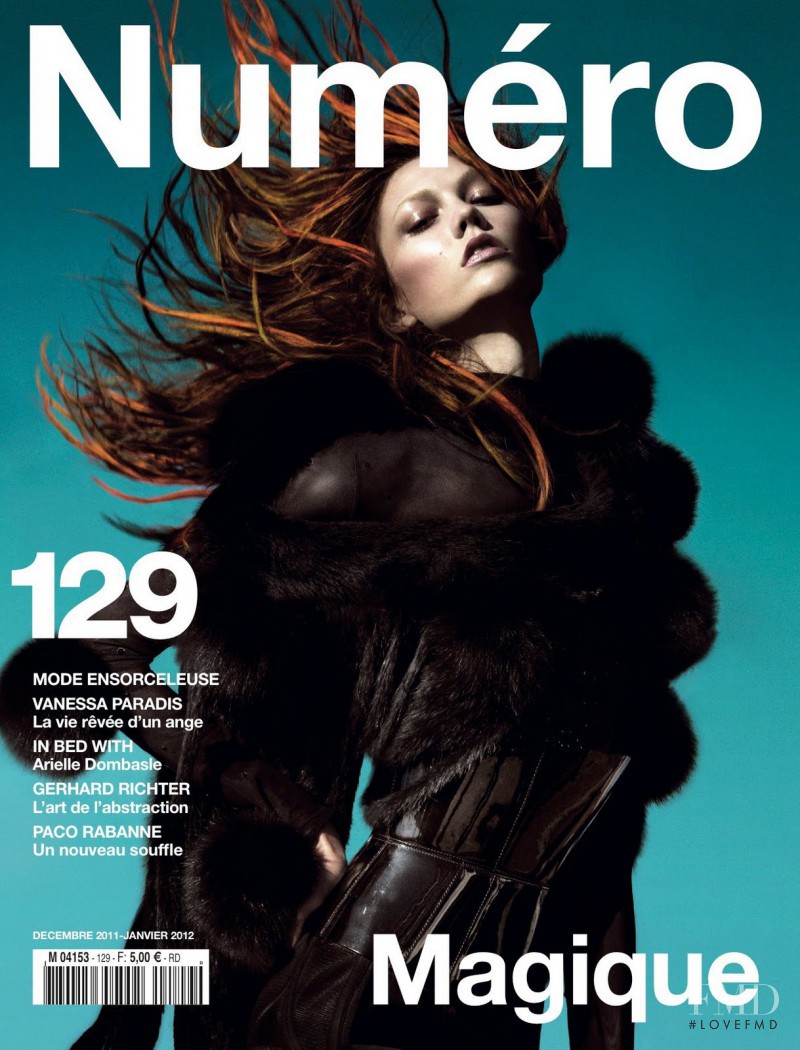 Karlie Kloss featured on the Numéro France cover from December 2011