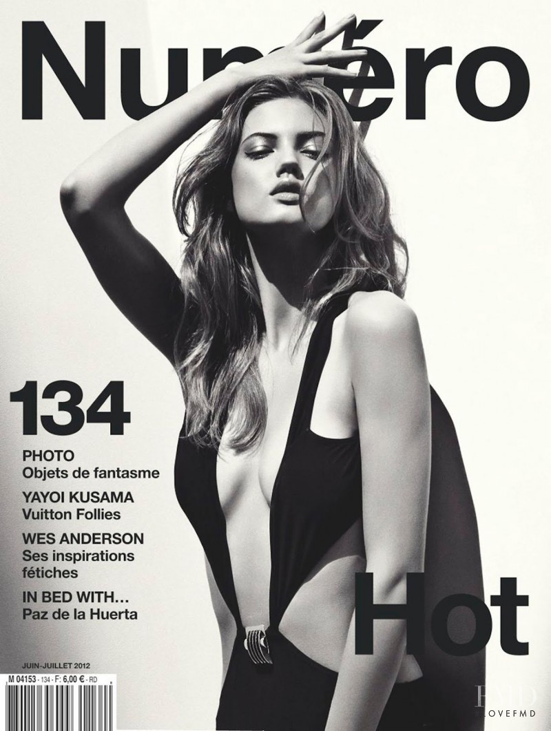 Lindsey Wixson featured on the Numéro France cover from June 2012