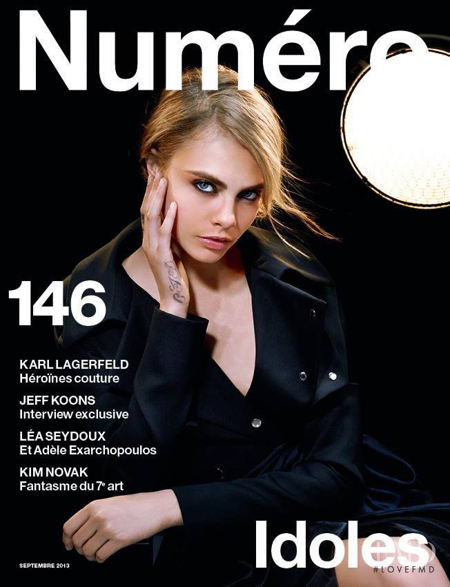Cara Delevingne featured on the Numéro France cover from September 2013