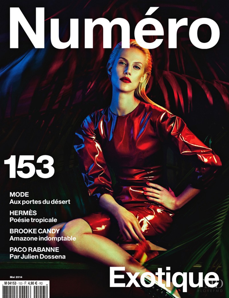 Aymeline Valade featured on the Numéro France cover from May 2014