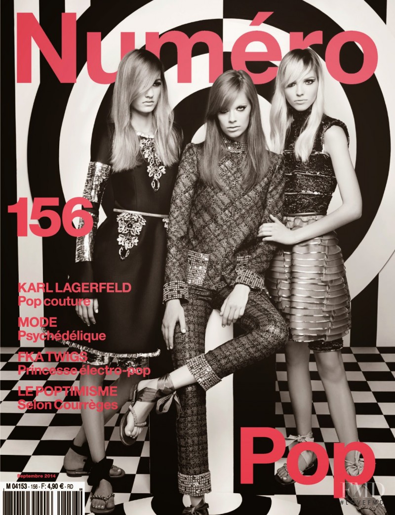 Sasha Luss, Maartje Verhoef, Lexi Boling featured on the Numéro France cover from September 2014