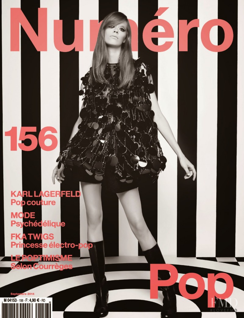 Lexi Boling featured on the Numéro France cover from September 2014