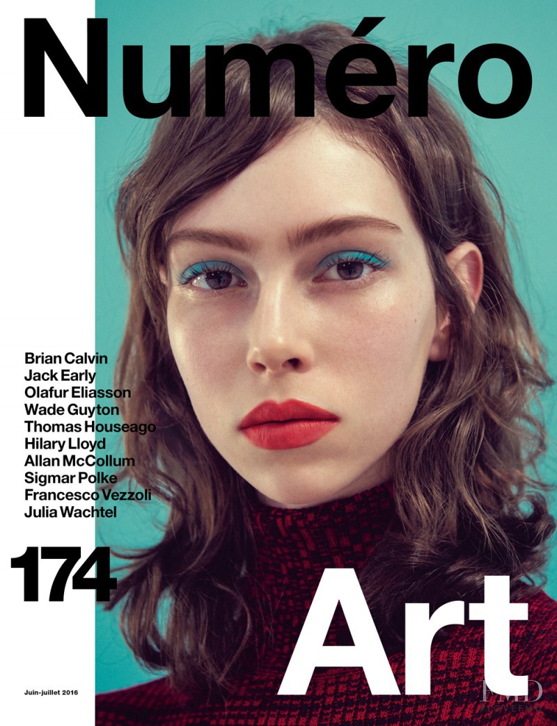  featured on the Numéro France cover from June 2016