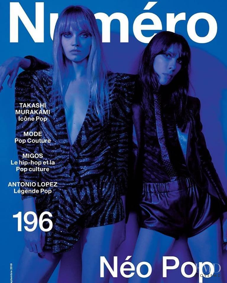 Jamie Bochert, Abbey Lee Kershaw featured on the Numéro France cover from September 2018