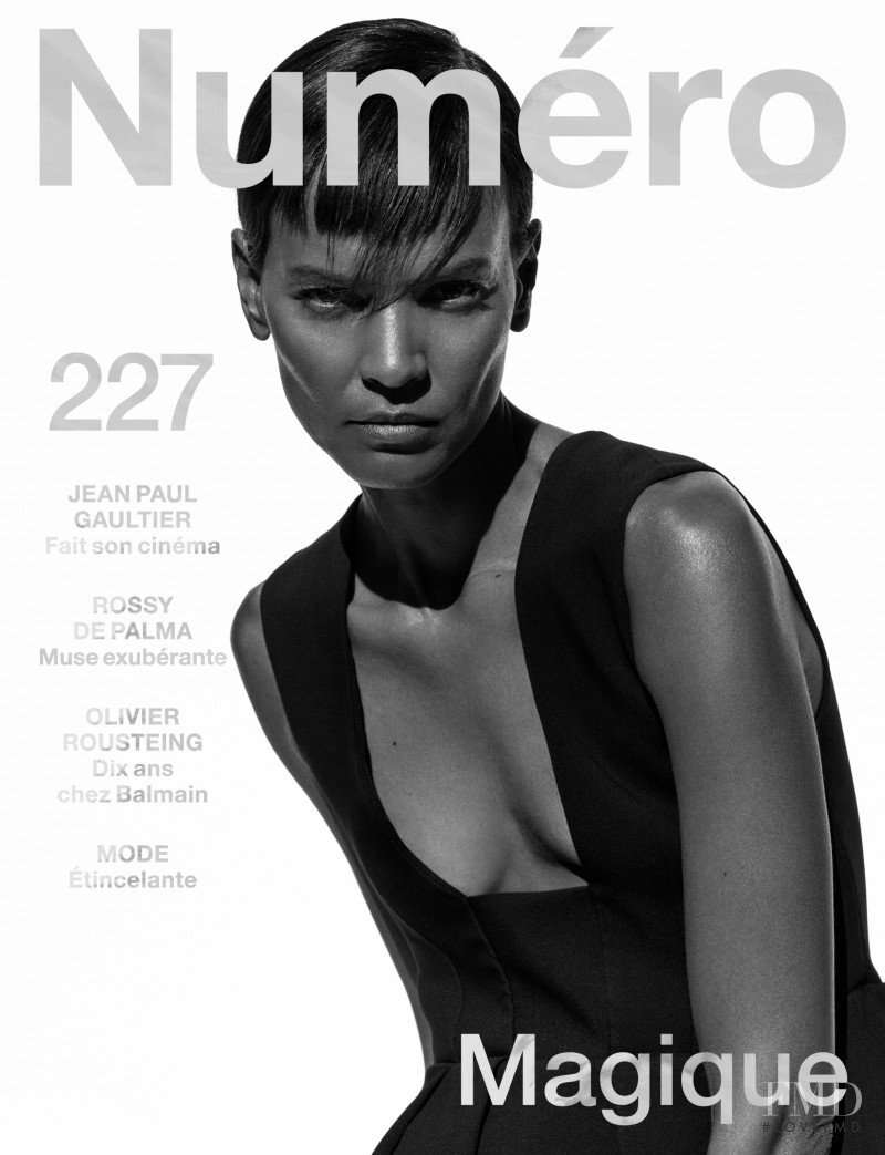 Liya Kebede featured on the Numéro France cover from December 2021