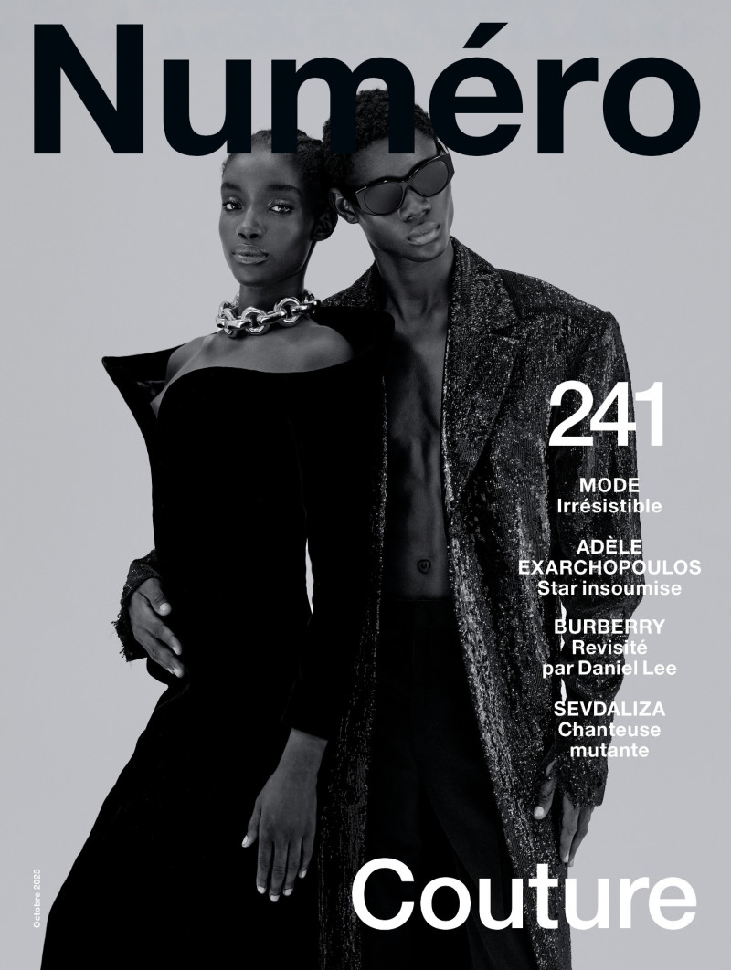 Maty Fall Diba, Prince Diamond featured on the Numéro France cover from October 2023