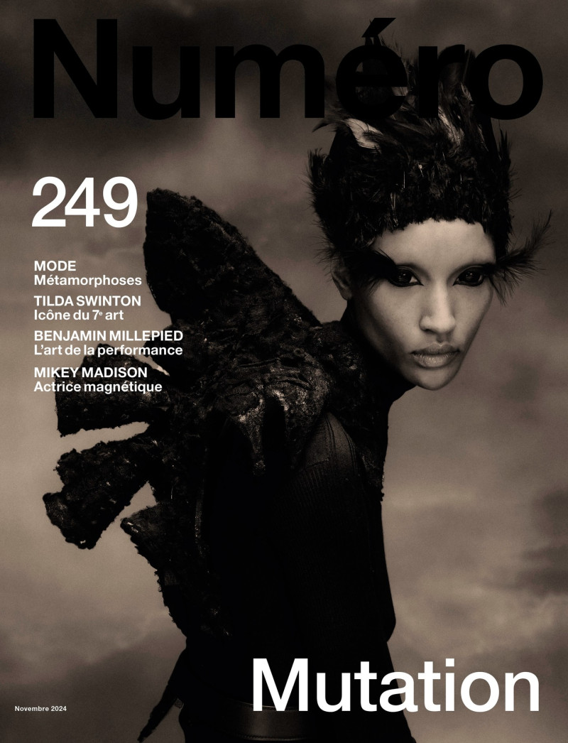 Georgia Palmer featured on the Numéro France cover from November 2024