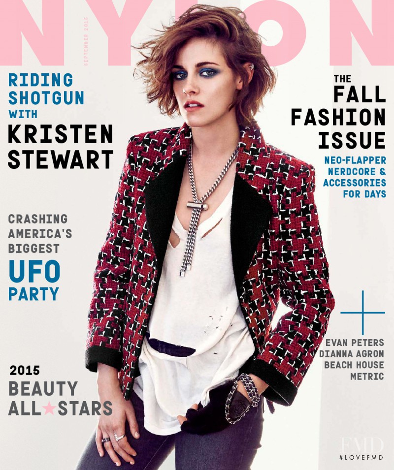 Kristen Stewart featured on the Nylon cover from September 2015