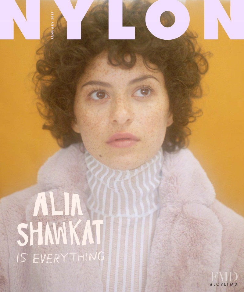 Alia Shawkat featured on the Nylon cover from December 2016