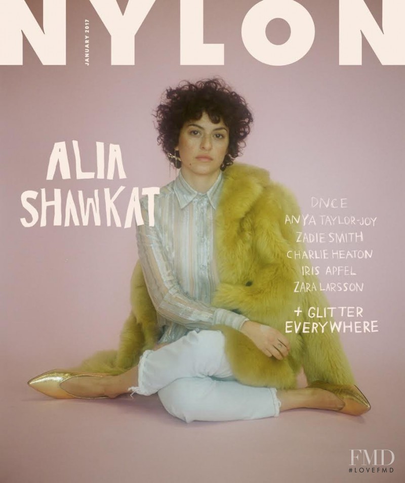 Alia Shawkat featured on the Nylon cover from December 2016