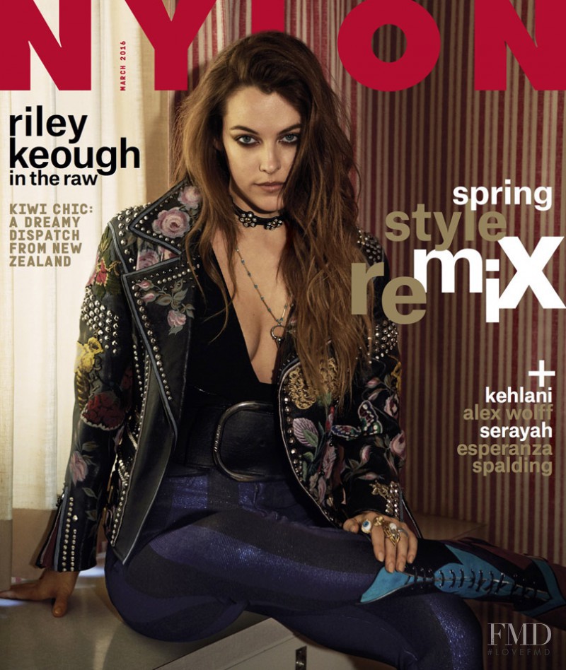 Danielle Riley Keough featured on the Nylon cover from March 2016
