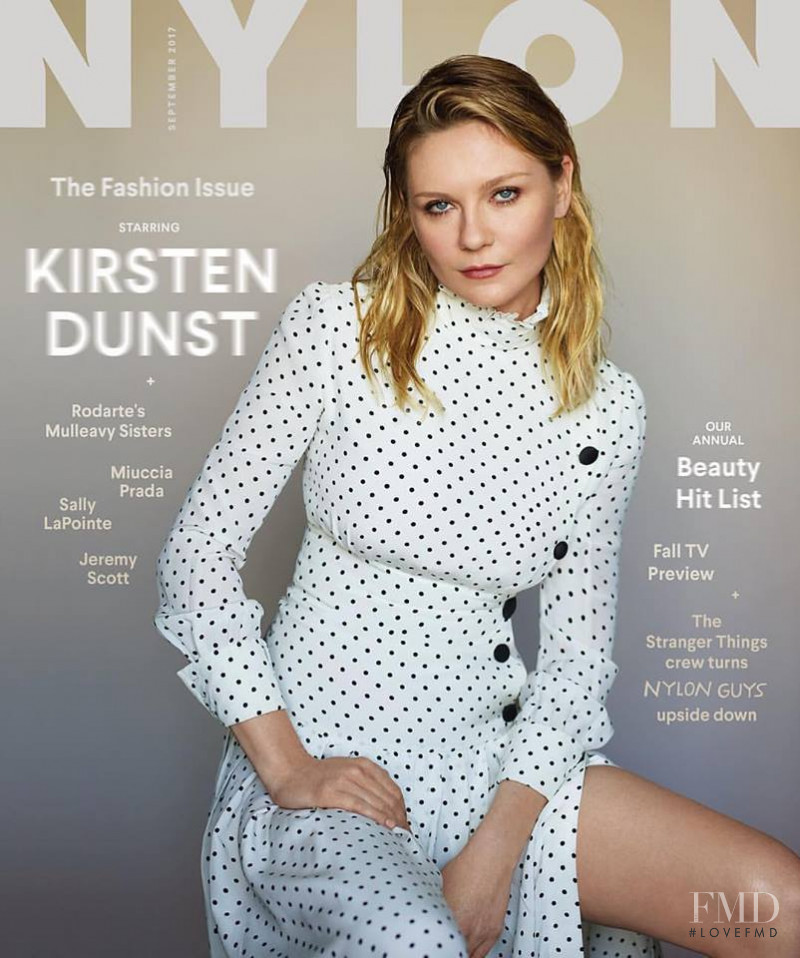 Kirsten Dunst featured on the Nylon cover from September 2017