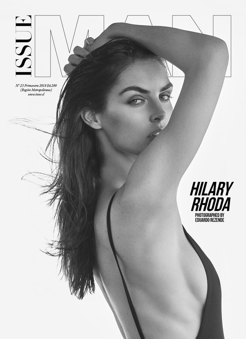 Hilary Rhoda featured on the Issue screen from September 2018
