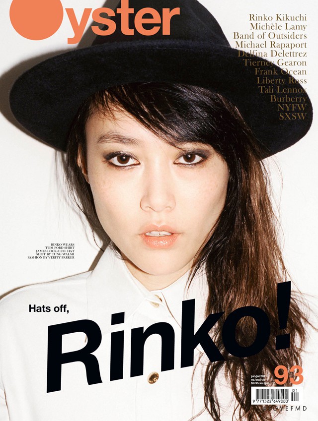 Rinko Kikuchi featured on the Oyster cover from July 2011