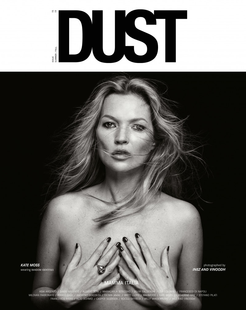 Kate Moss featured on the Dust cover from June 2019