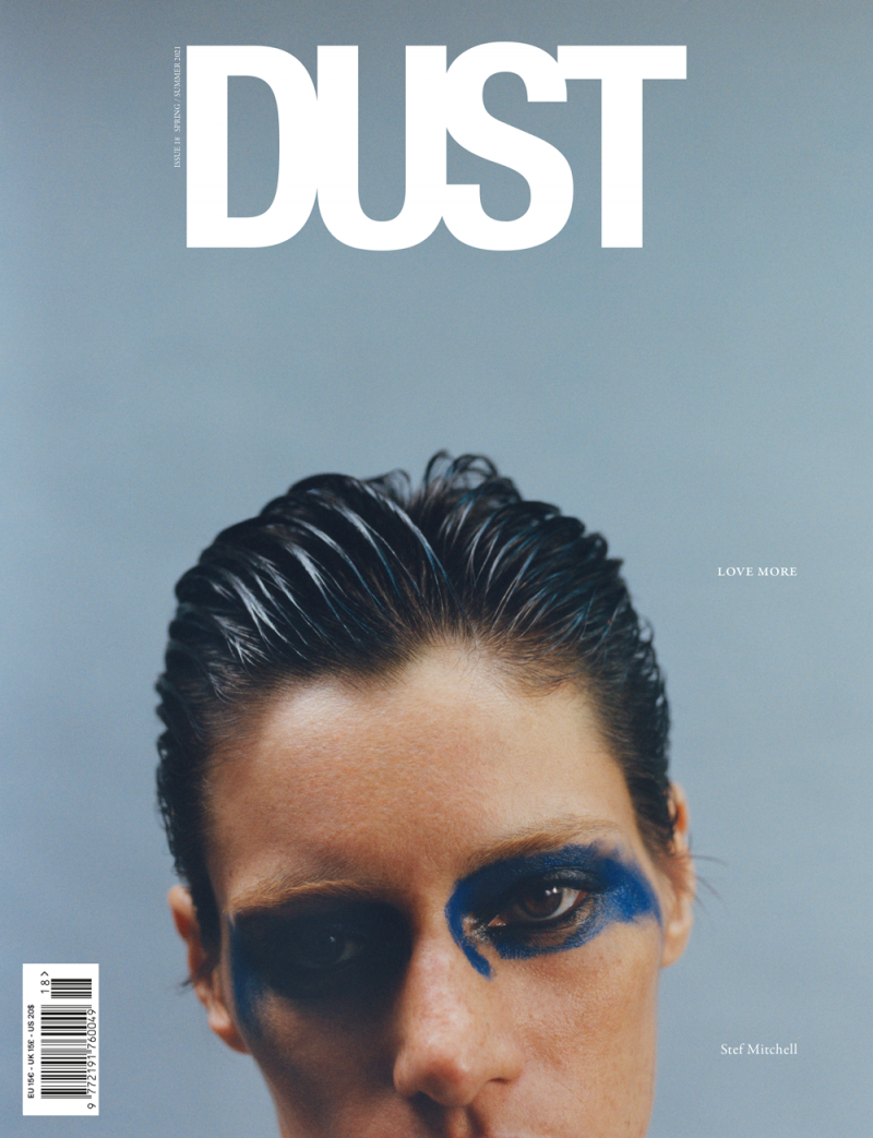 Aida Blue Becheanu featured on the Dust cover from February 2021