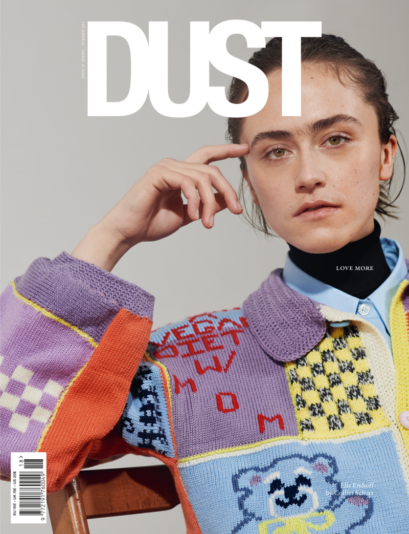 Ella Emhoff featured on the Dust cover from February 2021