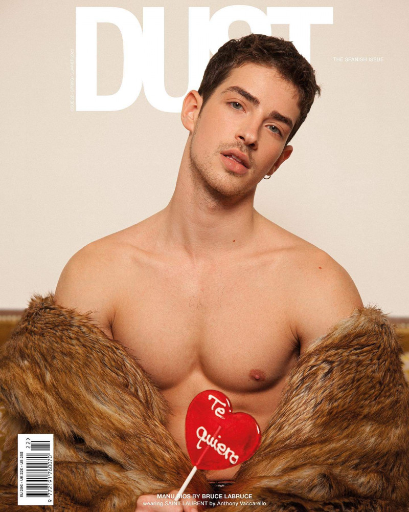 Manu Rios featured on the Dust cover from January 2023