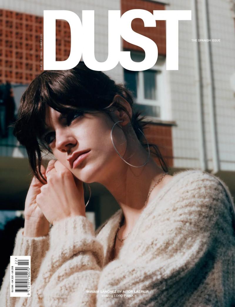 Miriam Sanchez featured on the Dust cover from January 2023