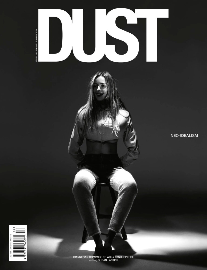 Rianne Van Rompaey featured on the Dust cover from February 2024